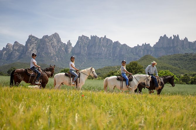 Montserrat Monastery & Horse Riding Experience from Barcelona - Montserrat monastery, basilica, and mountain views