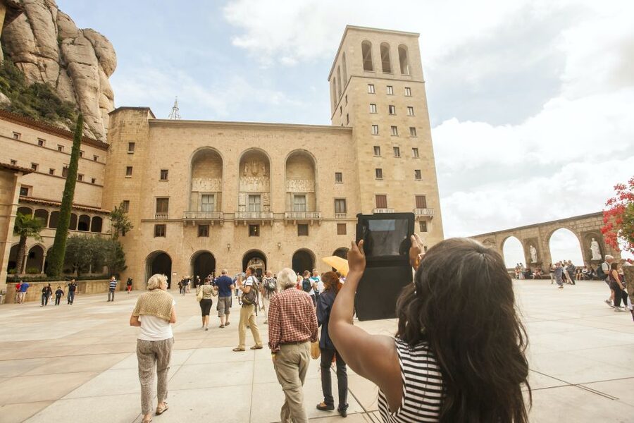 Montserrat Museum and Monastery Entry Ticket - The Basilica, square, and monastery atmosphere