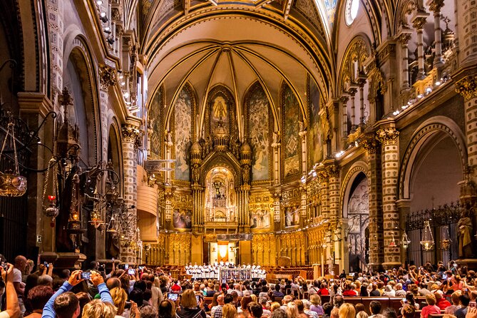 Montserrat Tour with Cogwheel Train, Monastery & Black Madonna - Seeing the Black Madonna inside the Basilica