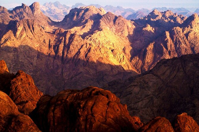 Mount Sinai Sunrise and St. Catherine's Monastery Trip from Dahab - Sunrise above the Sinai ridges