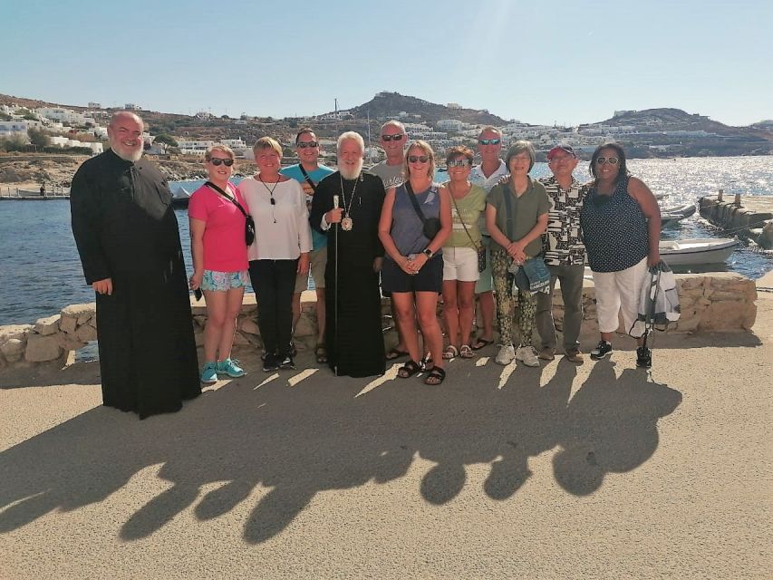 Mykonos: Highlights Tour with Panagia Tourliani Monastery - The final panoramic view over Mykonos Town