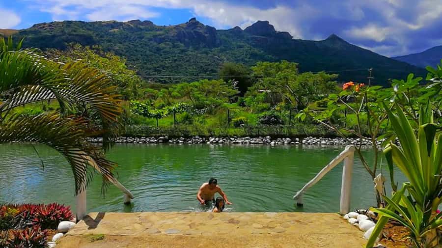 Nadi: Garden Village Hot Spring & Temple Highlights Tour - Sabeto Hot Springs: the messy, relaxing finale
