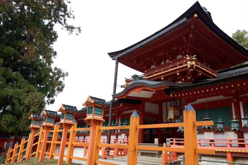 Nara: Great Buddha, Kasuga Shrine & Deer Park Tour - Entering Todai-ji and facing the Great Buddha