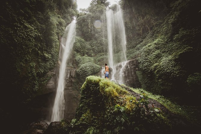 North Bali: Sekumpul Waterfalls and Ulun Danu Temple Tour - The road north in an air-conditioned SUV