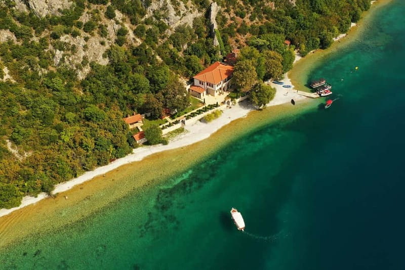 Ohrid: East Coast and St. Naum Monastery Full-Day Boat Tour - St. Naum gives you two full hours to explore