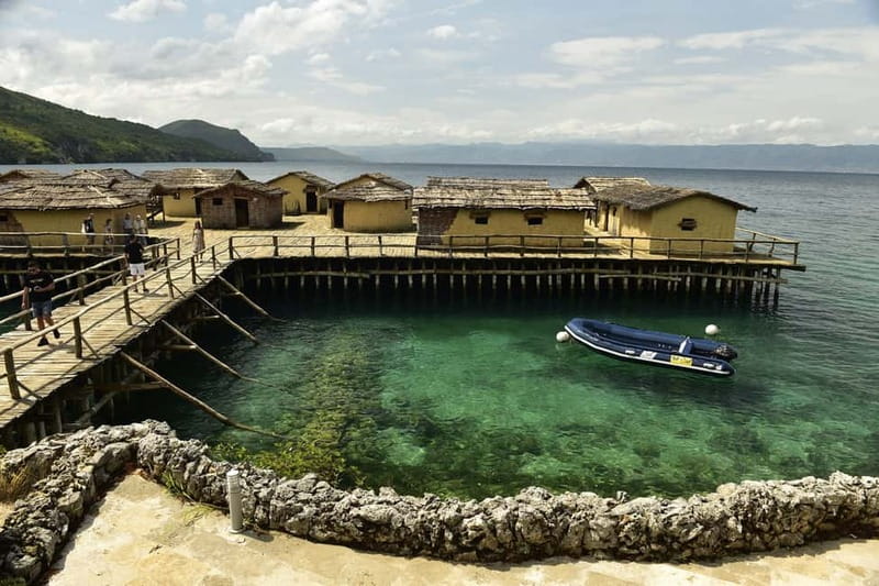 Ohrid: East Coast and St. Naum Monastery Full-Day Boat Tour - Leaving Ohrid and following the eastern shore