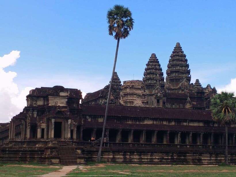 One Day Angkor Wat Trip with Sunrise - Phimeanakas, royal terraces, and shaded ruins