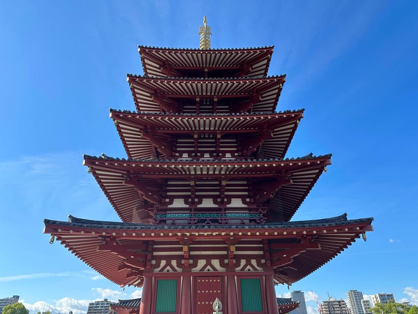 Osaka: Private Tour of Shitennoji, Osaka's Oldest Temple - The Honbou Japanese Garden and its quieter mood