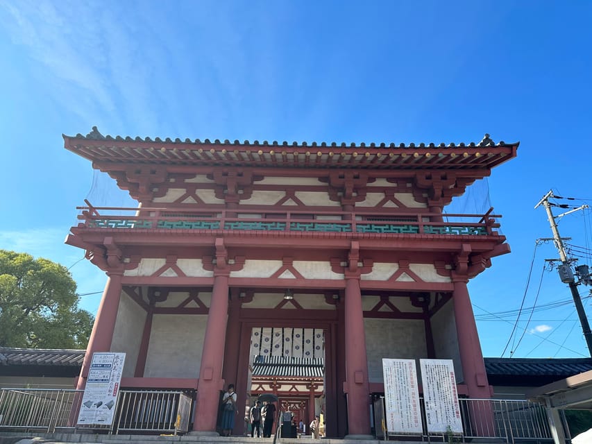 Osaka: Private Tour of Shitennoji, Osaka's Oldest Temple - Meeting at the Stone Torii Gate