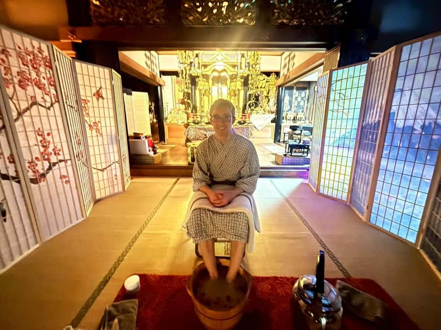 Osaka Temple Cool Foot Bath & Matcha Experience〈45min〉 - What the $34 price includes