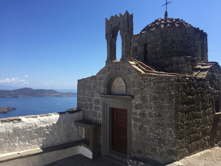 Patmos Guide Tour to St. John Monastery, Cave of Apocalypse - The hilltop Monastery of Saint John the Theologian