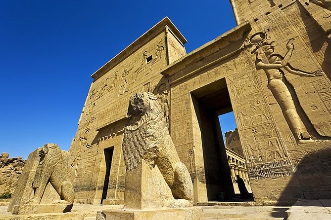 Philae temple & High Dam - Crossing the Nile to Philae Temple