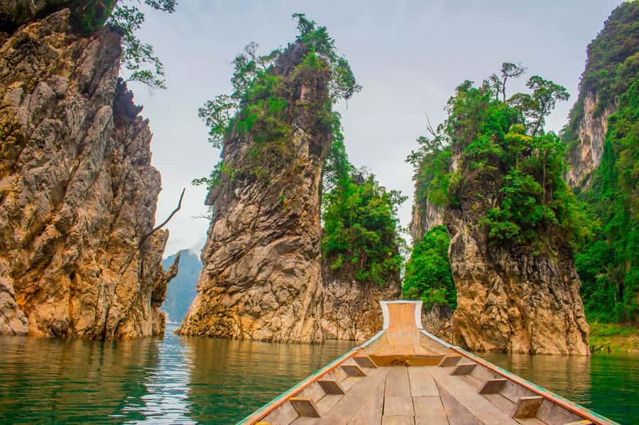 Phuket:Cheow Lan Lake & Kho-Sok,Bamboo Rafting,Monkey Temple - Elephant bathing is included, but clarify the schedule