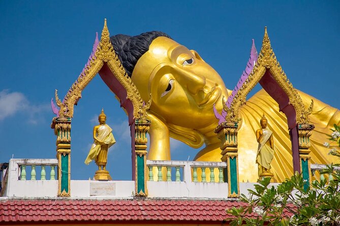 Phuket Giant Water Lilies & Temple Tour - Private & All-Inclusive - Wat Sri Sunthon and the reclining Buddha