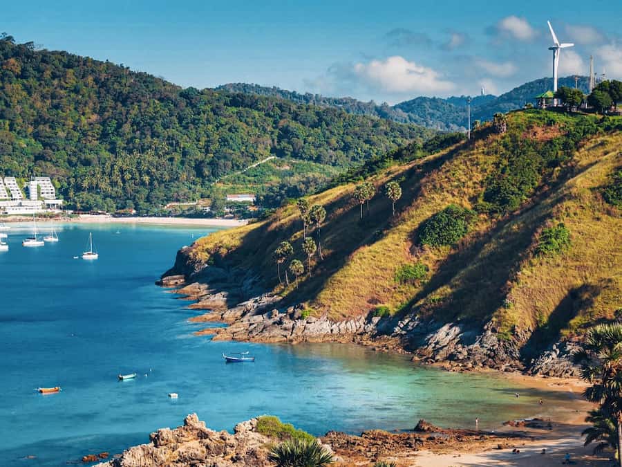 Phuket: PromthepCape,Swim Ya-Nui Beach,Buddha,Chalong Temple - Phuket Old Town, food stalls, and the cashew stop