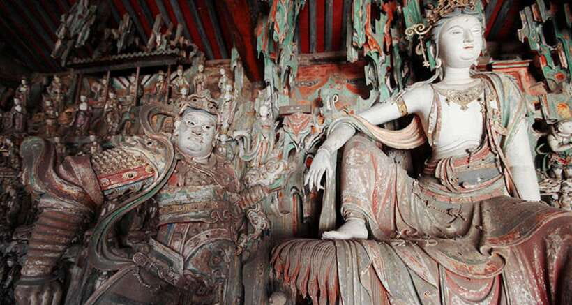 Pingyao: Shuanglin Temple Tour or Entry Ticket Only Option - Painted sculptures from the Yuan to Ming dynasties