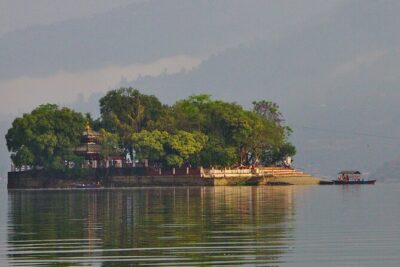 Pokhara in 5 Hours: Lake, Museum, Cave, Falls & Pagoda Hill