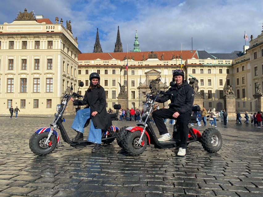 Prague Monastery & Panoramic Viewpoint Electric Trike Tour - Strahov Monastery and the old monastery brewery