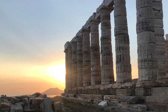 Private Cruise to Poseidon Temple at Sounio Cape with Snorkeling and Swimming - Stop one: the Temple of Poseidon at Sounio