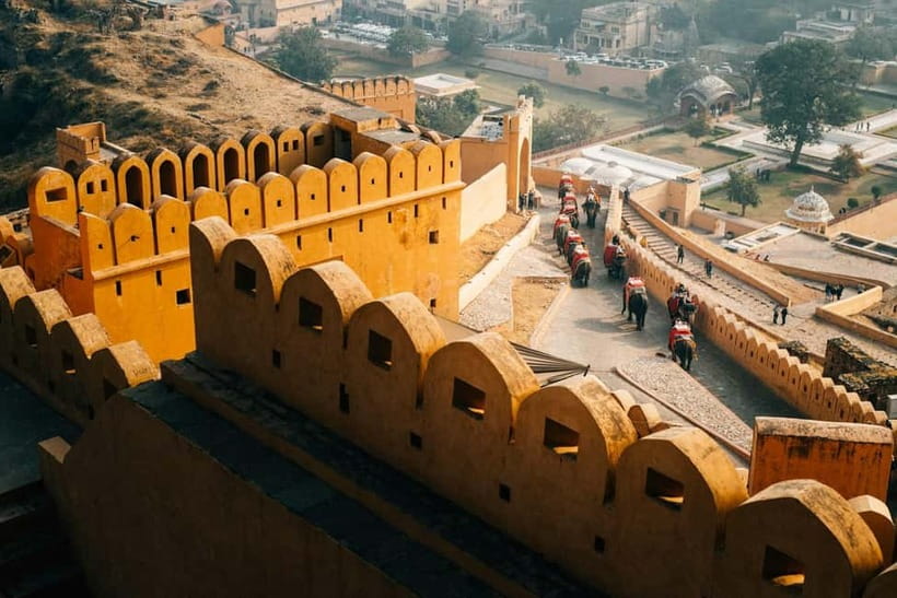 Private Full-Day Jaipur Guided Tour with Monkey Temple - Amber Fort: allow time for the grandest stop
