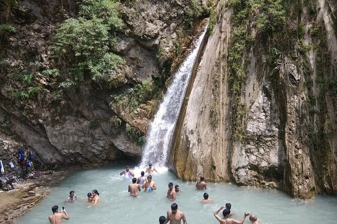 Private Guided Trek to Kunjapuri Temple & Waterfall at Sunrise - Eight kilometers downhill through local villages