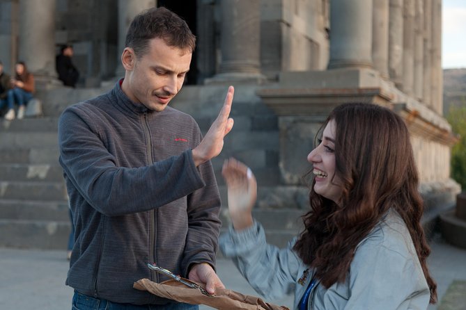 Private Half-Day Garni Temple and Geghard Monastery Tour from Yerevan - Charents’ Arch and the first view of Ararat