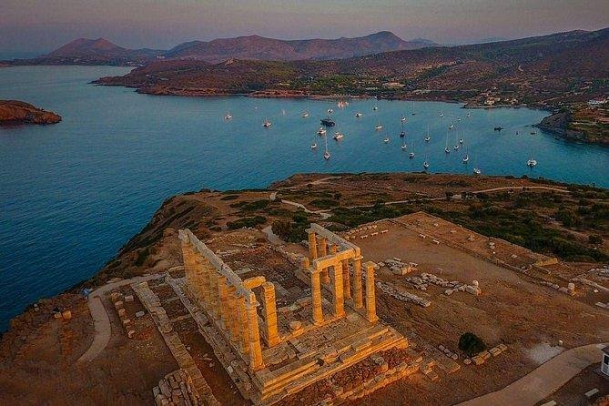 Private Sunset Tour of Cape Sounion, Temple of Poseidon & Athens Riviera - Glyfada, Voula, and Vouliagmeni on the coastal road