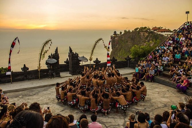 Private Tour Bali Beaches and Uluwatu Temple with Dinner - Pandawa Beach beneath the carved cliffs