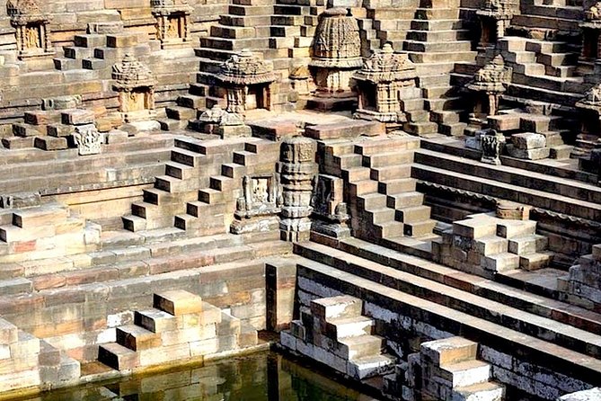 Private Tour of Step well, Modhera Sun Temple & Patola saree weaving by car - Rani ki Vav: seven levels below ground