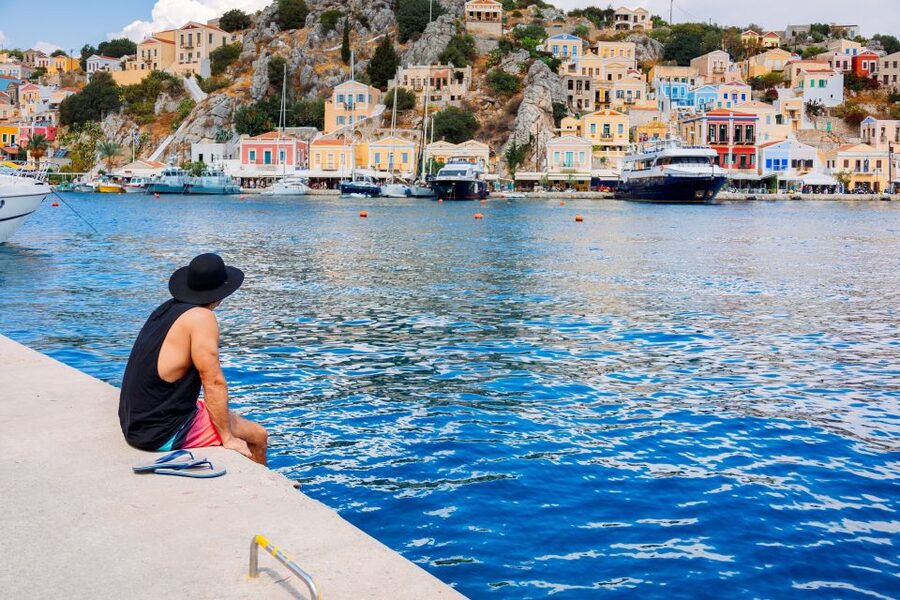 Rhodes: Speedboat trip to Symi Town and Panormitis Monastery - Symi Town: painted houses, alleys, and free time