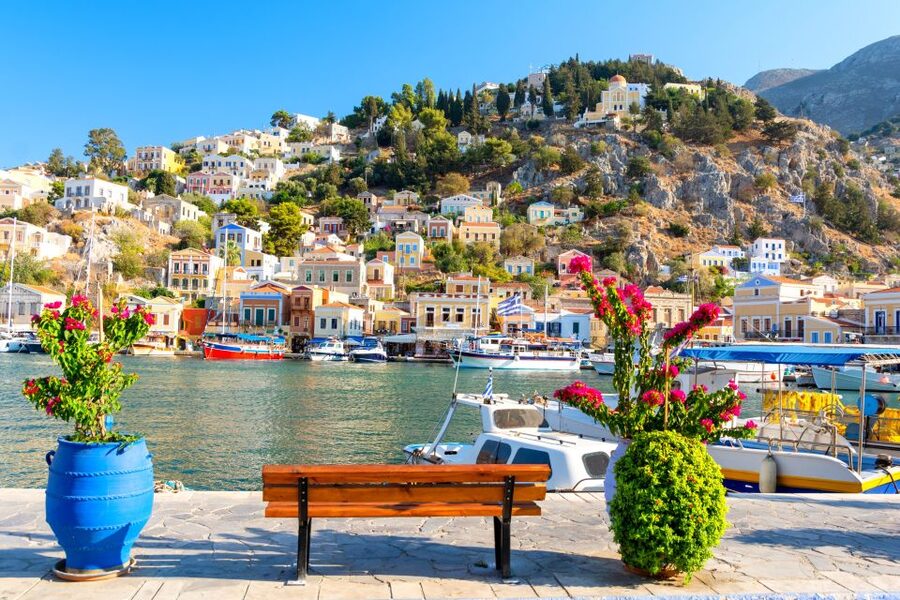 Rhodes: Speedboat trip to Symi Town and Panormitis Monastery - Leaving Rhodes from Kolona Harbor