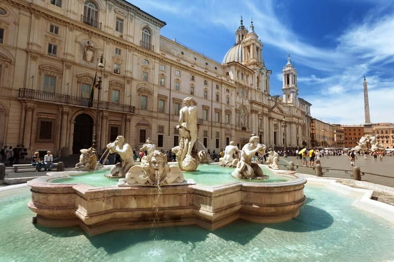 Rome: Temples, Squares & Markets Guided Walking Tour - Piazza Navona and the city’s talking statues
