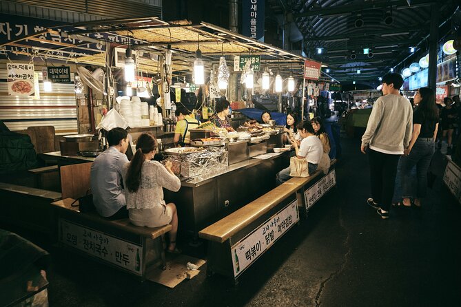 Seoul Night Palace & Market Food Tour with Vehicle - The market meal and Korea’s bolder flavors