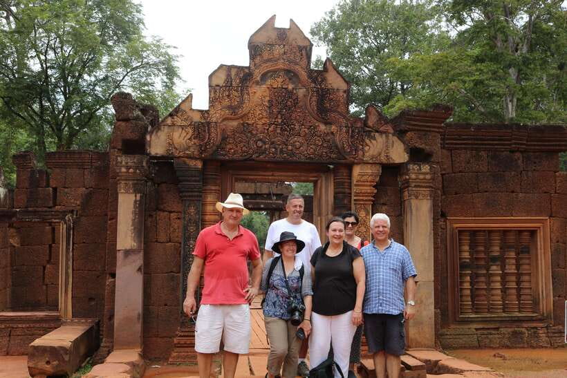 Siem Reap: Angkor Sunrise 1- or 2-Day Guided Temples Tour - Angkor Thom and Bayon: faces, gates, and royal scale