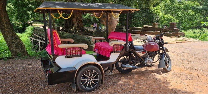 Siem Reap: Angkor Temples Tour by a Private Tuk Tuk - Entering Angkor Thom through the South Gate