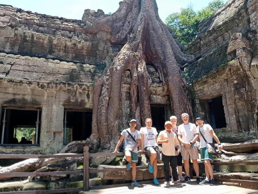 Siem Reap: Angkor Wat Tour with Italian-Speaking Guide - Ta Prohm, where roots take over the ruins