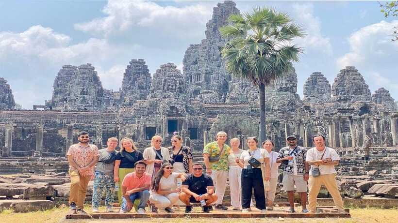Siem Reap Temple Tour with Visit to Angkor Wat & Breakfast - Angkor Thom and the Bayon faces
