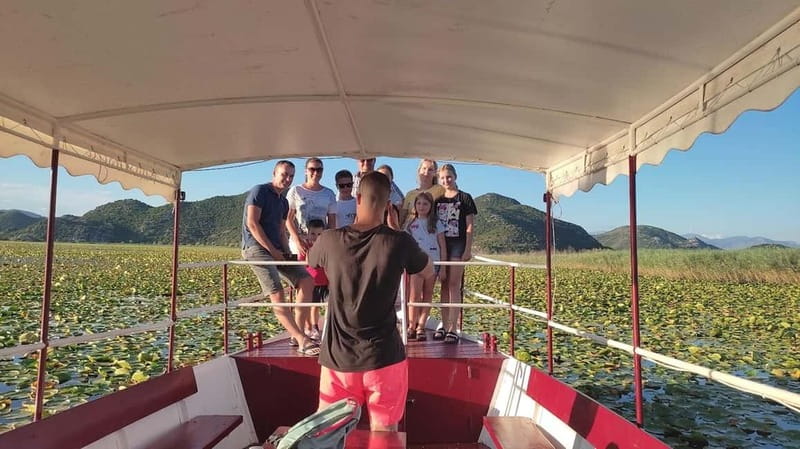 Skadar lake cruise - Virpazar - Kom monastery - Virpazar - The optional swim in Lake Skadar