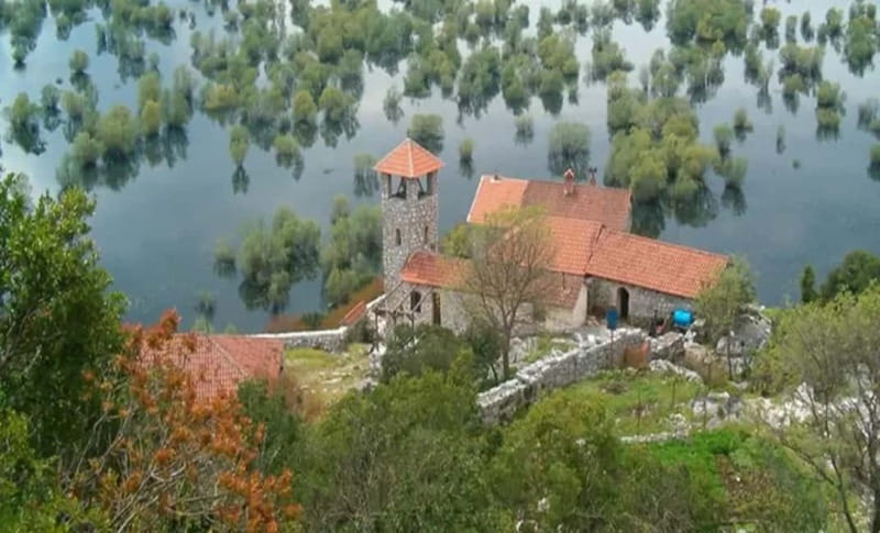 Skadar lake cruise - Virpazar - Kom monastery - Virpazar - Water lilies, birds, and the walls of Lesendra