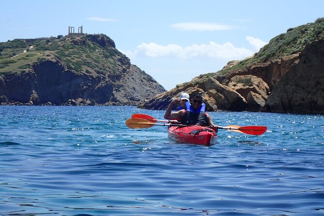 Sounio Sea Kayak Tour to the Temple of Poseidon full program - Seeing the Temple of Poseidon from land