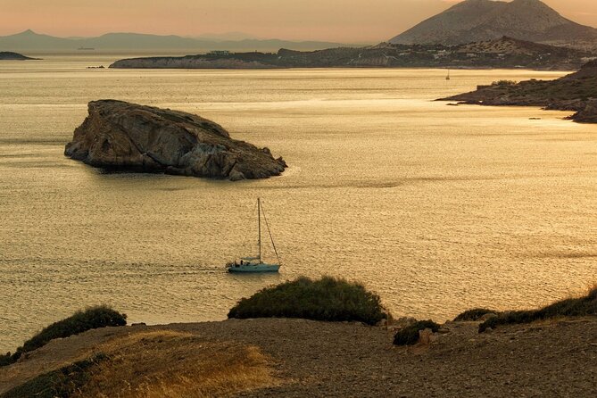 Sunset & swimming at Cape Sounio, Poseidon temple - Lake Vouliagmeni: a brief natural pause