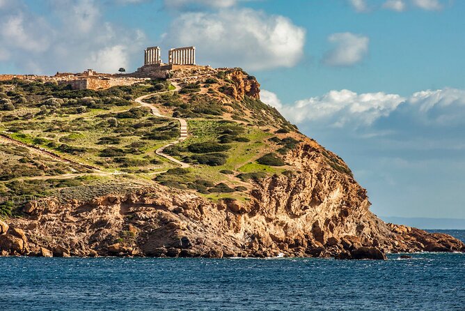 Sunset tour to Cape Sounio Poseidon Temple And Athens Riviera 5h - The Temple of Poseidon at sunset