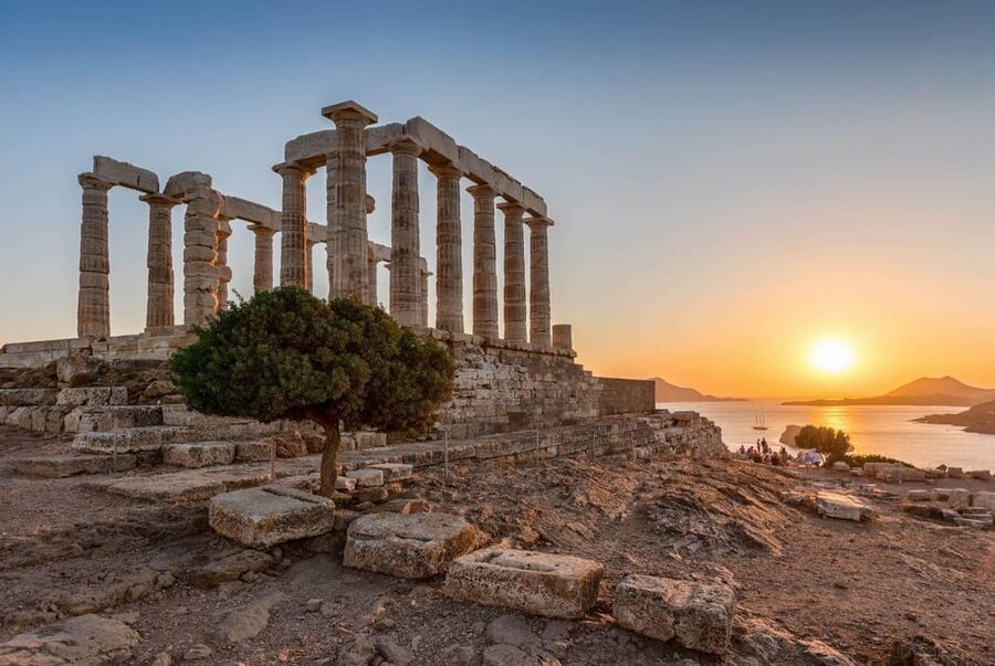 Temple of Poseidon - Reaching the Temple of Poseidon