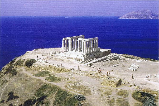 Temple of Poseidon sunset @ Cape Sounio (And dinner time) - Lake Vouliagmeni and its warm waters
