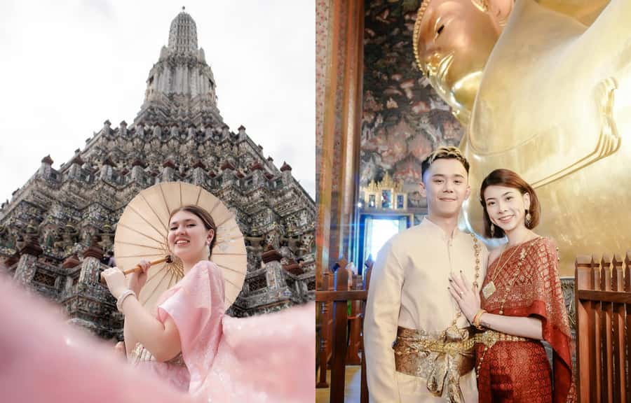 Thai Costume Photographer at Wat Arun/Pho in Bangkok - What happens during the one or two hour session