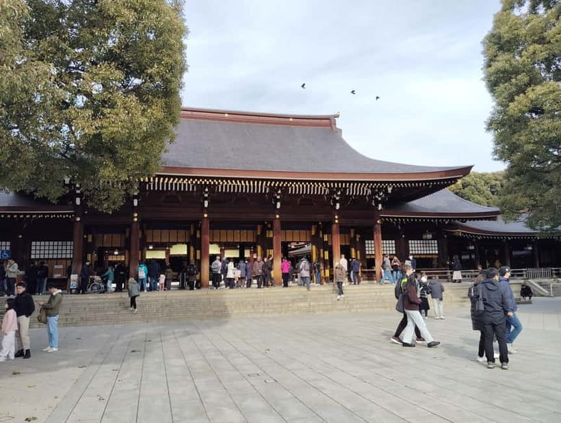 Tokyo: Meiji Jingu Shrine & Inner Garden Guided Tour (2h) - Starting beneath Meiji Jingu’s first torii