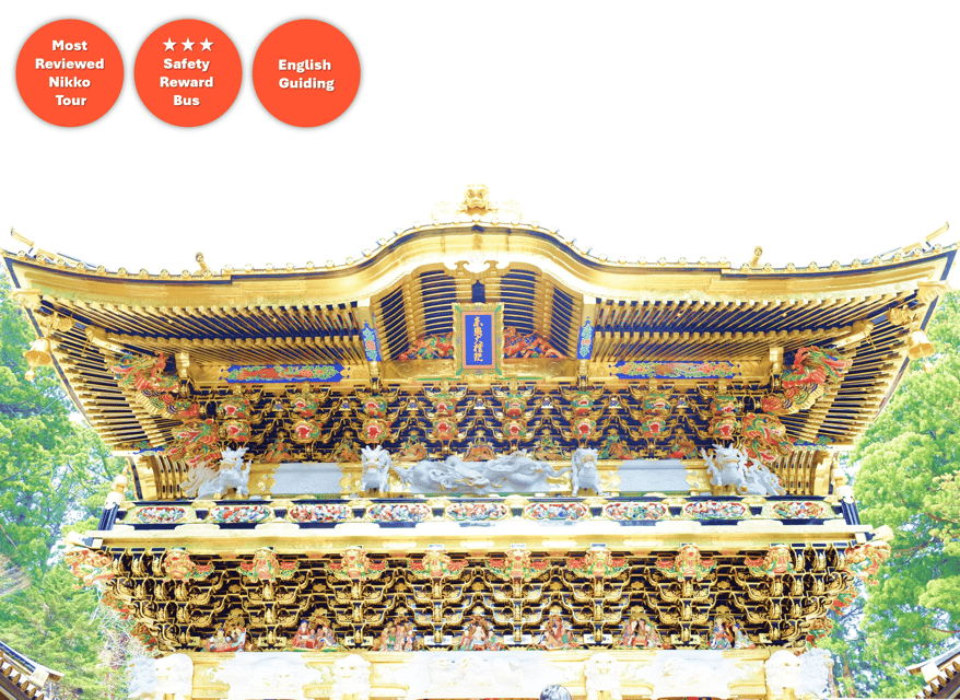 Tokyo: Nikko Toshogu Shrine and Kegon Waterfall Tour - Toshogu Shrine, where decoration tells the story