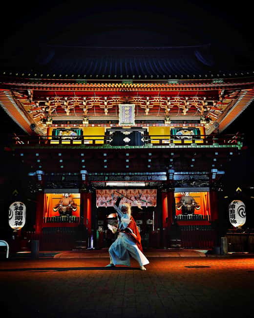 Tokyo: Samurai Entertainment Night Show in Kanda Shrine - The story of Taira no Masakado