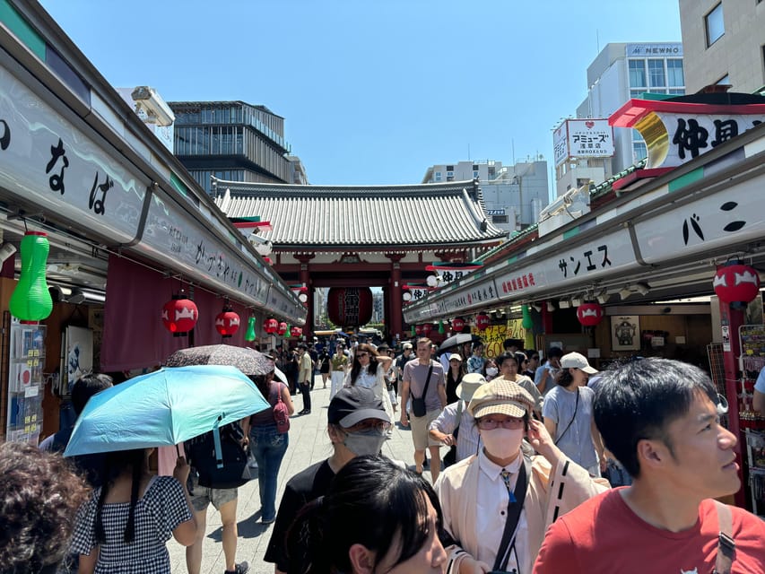 Tokyo: Sensoji Temple & Street Food: Private Tour with guide - Nakamise Street: Shopping, Snacks, and Street Life