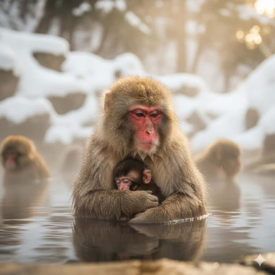 Tokyo: Snow Monkey and Zenkoji Temple Day Trip In Low Price - Jigokudani Valley and its steaming springs